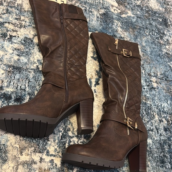 Coffee Brown Boots - Picture 5 of 9